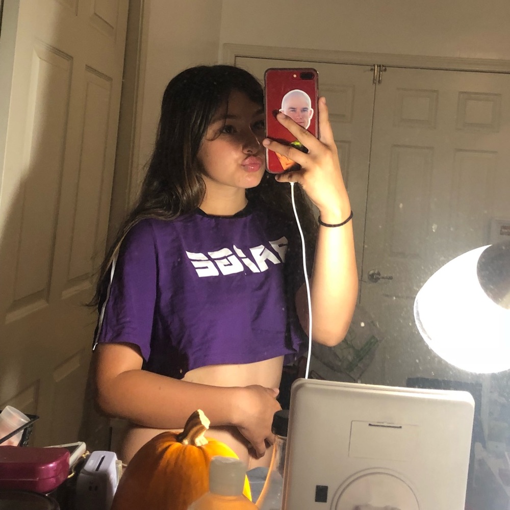 “RANGE” PURPLE CROP TOP